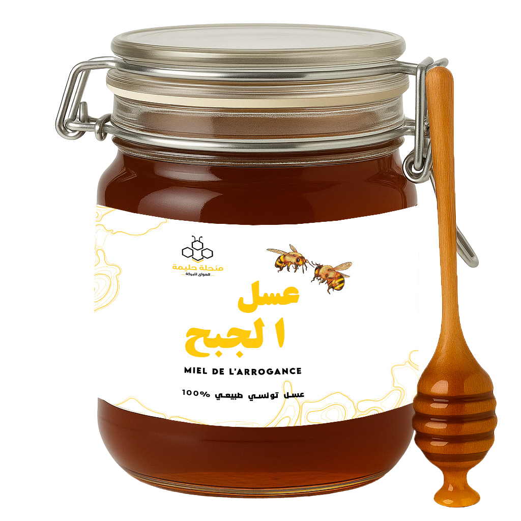 Pot de miel artisanal Manhalet Albaraka 1 kg – 100 % naturel